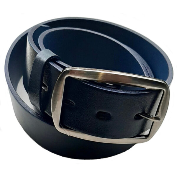 Opasek dámský kožený PENNY BELTS 40 mm modrý