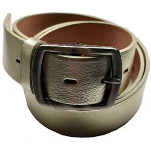 Opasek dámský kožený PENNY BELTS 40 mm zlatý