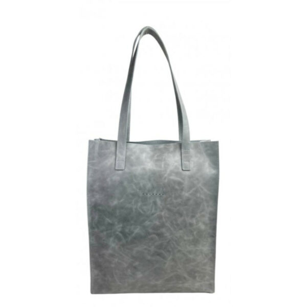 KOŽENÁ KABELKA FACEBAG OLALLA VINTAGE šedá