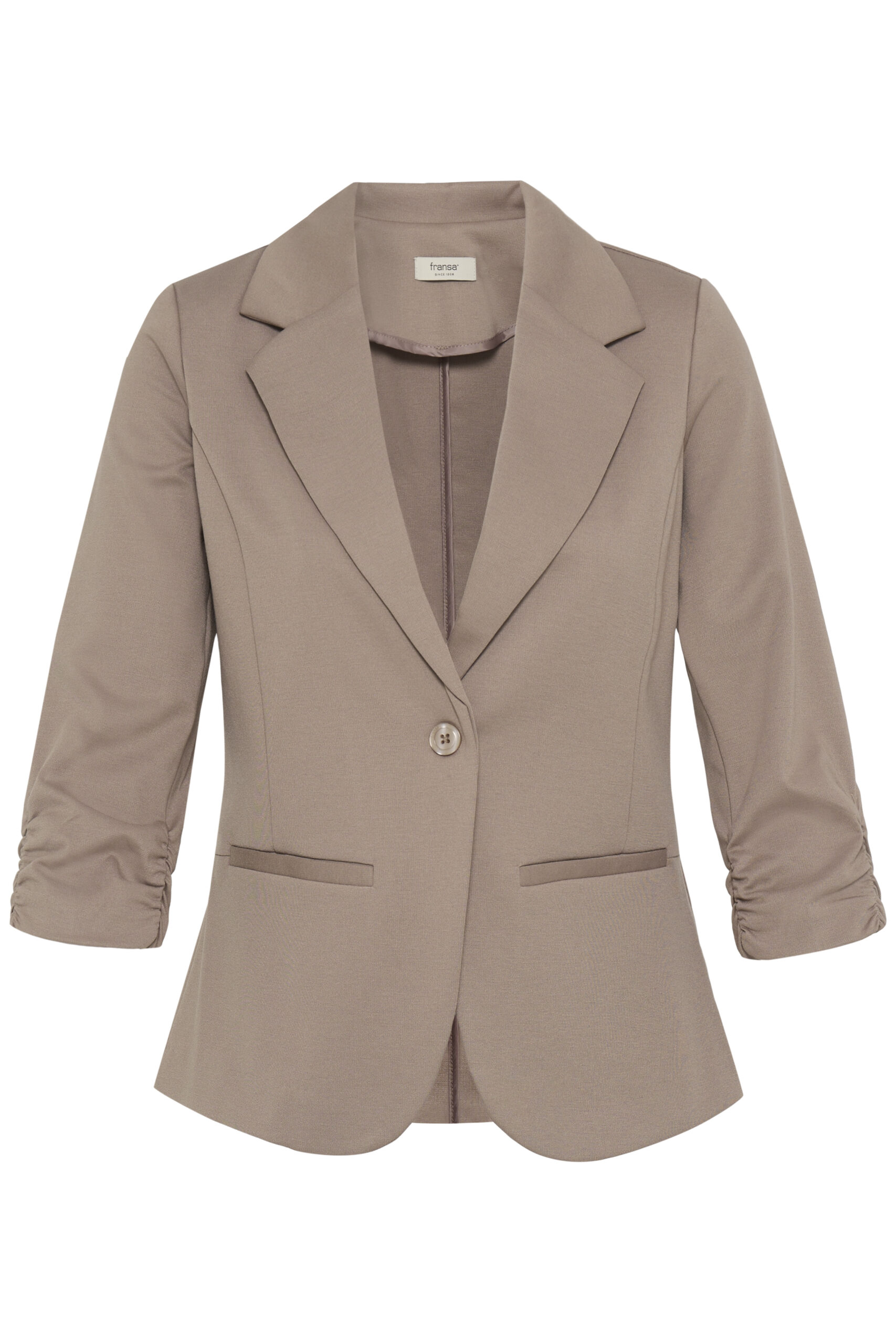 Blazer Fransa 20604689-107807 hnědé barvy 3/4 rukáv
